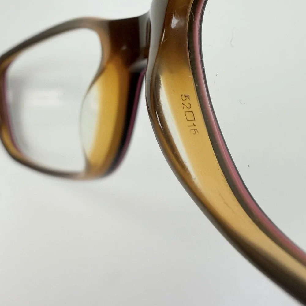 Karen Kane ALLSPICE Eyeglass Frames Black Peach 52-16-135 Rectangle Full Rim